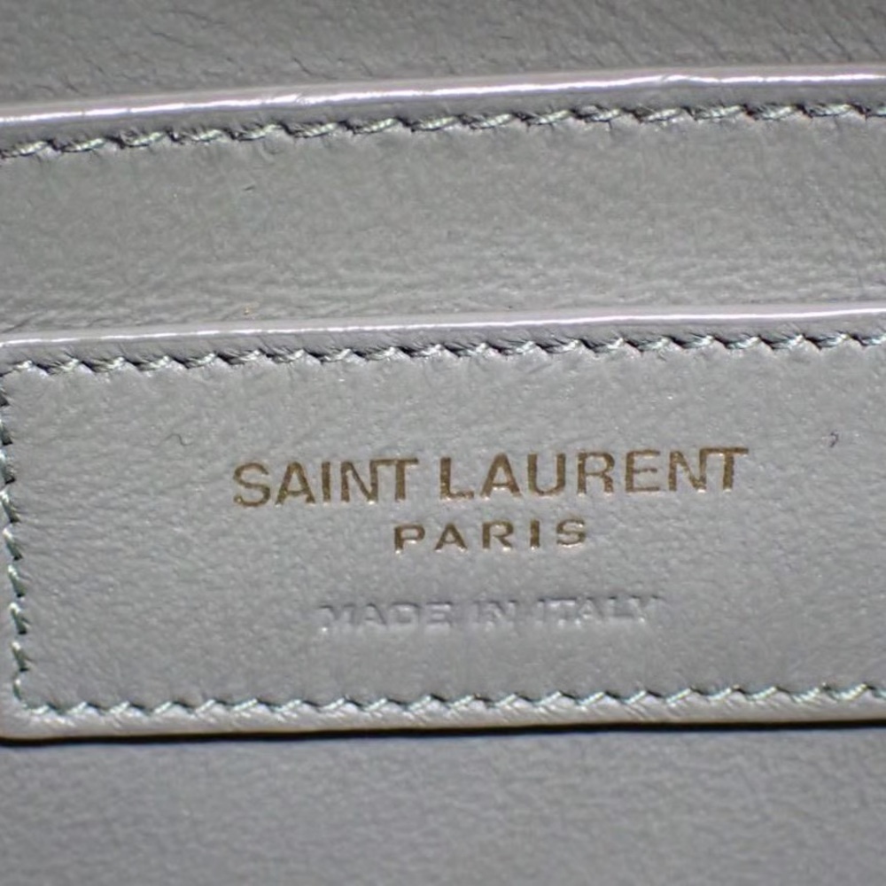 Saint Laurent Manhattan Shoulder Bag in Olive Green Leather - Picture 5 of 12